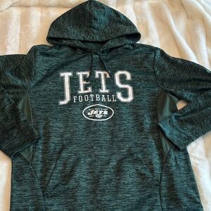 Men’s NFL New York Jets Green Pullover Hoodie M Medium